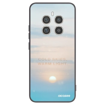 Picasee silikonowe czarne etui na Realme 12 Pro 5G - COLD SKIES