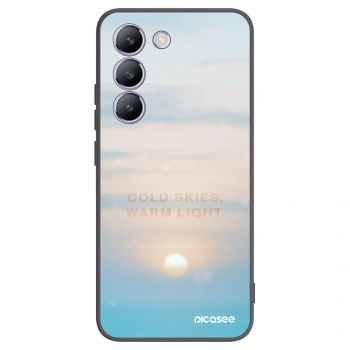 Picasee silikonowe czarne etui na Vivo V40 SE 5G - COLD SKIES