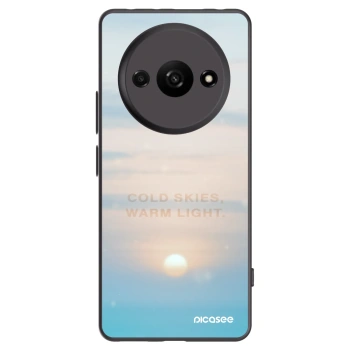 Picasee silikonowe czarne etui na Xiaomi Redmi A3 - COLD SKIES