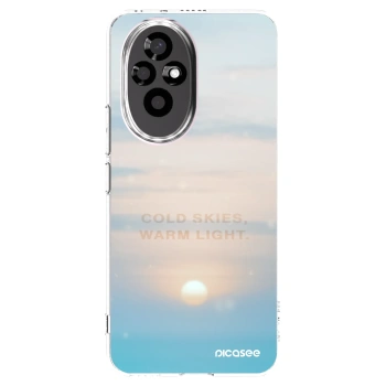 Picasee silikonowe przeźroczyste etui na Honor 200 5G - COLD SKIES