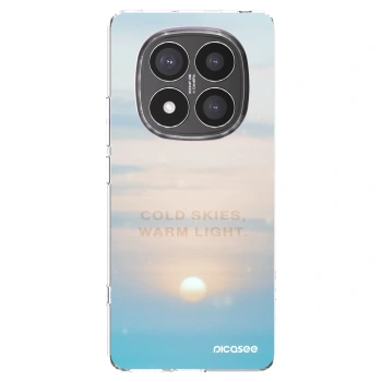 Picasee silikonowe przeźroczyste etui na Xiaomi Redmi Note 14 Pro+ 5G - COLD SKIES