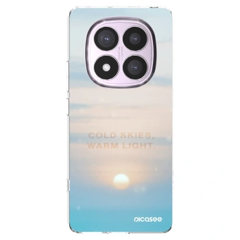 Picasee silikonowe przeźroczyste etui na Xiaomi Redmi Note 14 Pro 5G - COLD SKIES