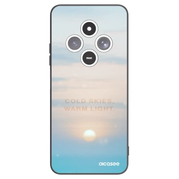 Picasee silikonowe czarne etui na Xiaomi Redmi 14C - COLD SKIES