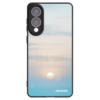 Picasee silikonowe czarne etui na Samsung Galaxy S25 Edge 5G - COLD SKIES