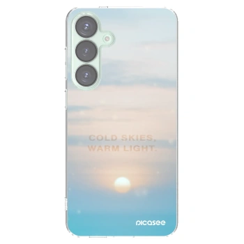 Picasee silikonowe przeźroczyste etui na Samsung Galaxy S25+ 5G - COLD SKIES