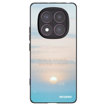 Picasee silikonowe czarne etui na Xiaomi Redmi Note 14 Pro 4G - COLD SKIES