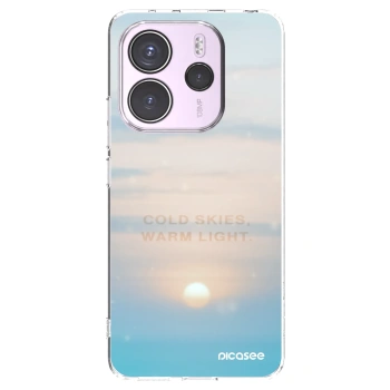 Picasee silikonowe przeźroczyste etui na Xiaomi Redmi Note 14 4G - COLD SKIES