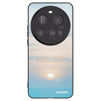 Picasee silikonowe czarne etui na Xiaomi 15 Ultra - COLD SKIES