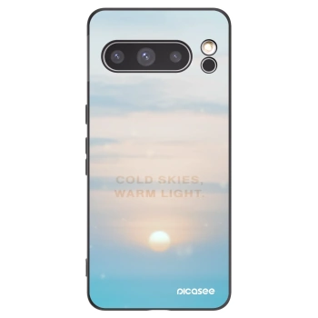Picasee silikonowe czarne etui na Google Pixel 8 Pro - COLD SKIES