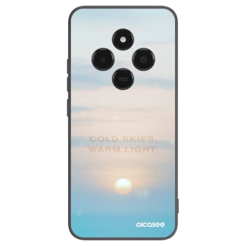 Picasee silikonowe czarne etui na Xiaomi Poco C75 - COLD SKIES