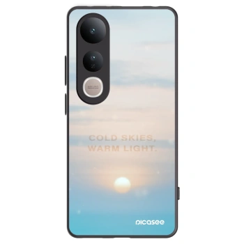 Picasee silikonowe czarne etui na Vivo V50 Lite 5G - COLD SKIES