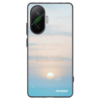 Picasee silikonowe czarne etui na Xiaomi Poco F7 Pro 5G - COLD SKIES