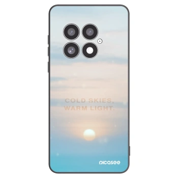 Picasee silikonowe czarne etui na OnePlus 13 5G - COLD SKIES