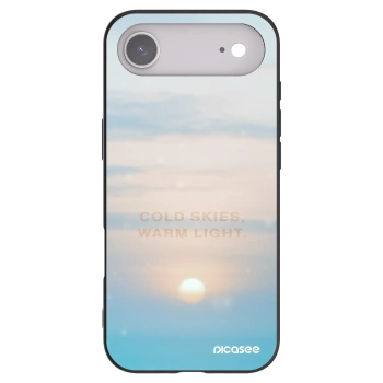 Picasee silikonowe czarne etui na Apple iPhone Air - COLD SKIES