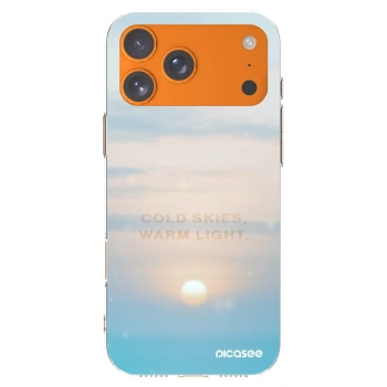 Picasee silikonowe przeźroczyste etui na Apple iPhone 17 Pro Max - COLD SKIES