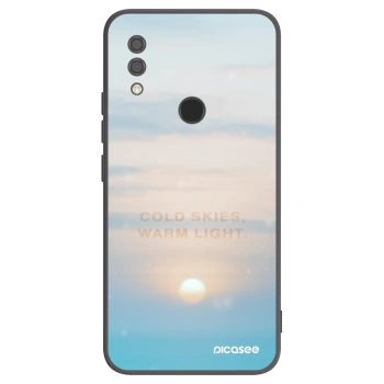 Picasee silikonowe czarne etui na Xiaomi Redmi 7 - COLD SKIES