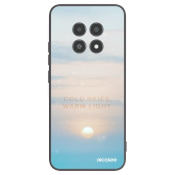 Picasee silikonowe czarne etui na Realme 12X - COLD SKIES