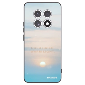 Picasee silikonowe czarne etui na Xiaomi Redmi Note 15 4G - COLD SKIES
