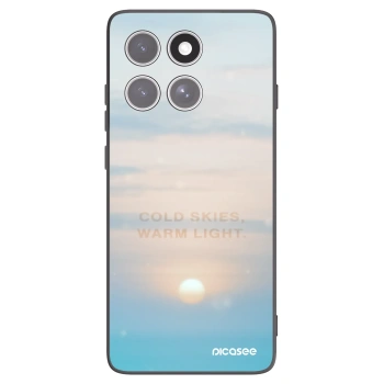 Picasee silikonowe czarne etui na Motorola Edge 60 Fusion - COLD SKIES