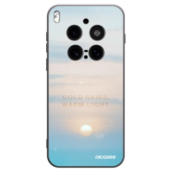 Picasee silikonowe czarne etui na Vivo X300 Pro - COLD SKIES