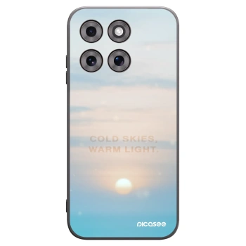 Picasee silikonowe czarne etui na Motorola Moto G77 - COLD SKIES
