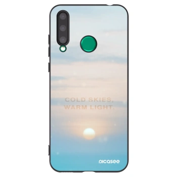 Picasee silikonowe czarne etui na Honor 20 Lite - COLD SKIES