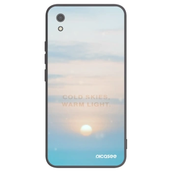 Picasee silikonowe czarne etui na Xiaomi Redmi 7A - COLD SKIES