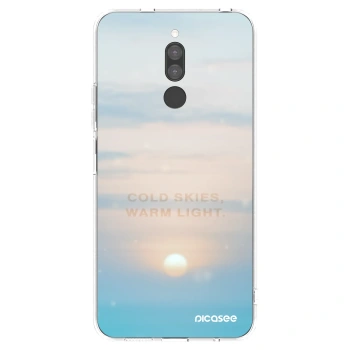 Picasee silikonowe przeźroczyste etui na Xiaomi Redmi 8 - COLD SKIES