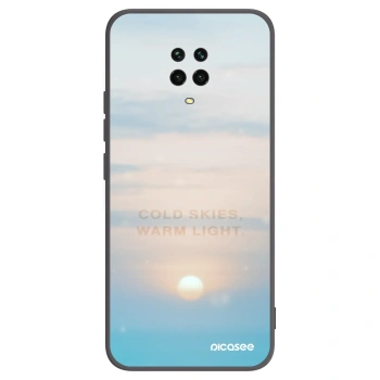 Picasee silikonowe czarne etui na Xiaomi Redmi Note 9 Pro - COLD SKIES