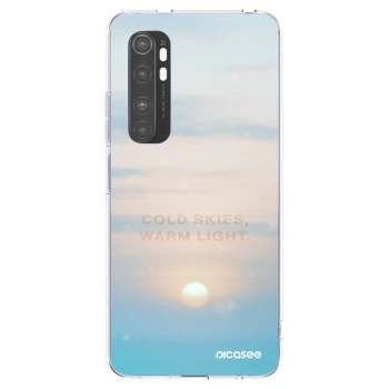 Picasee silikonowe przeźroczyste etui na Xiaomi Mi Note 10 Lite - COLD SKIES