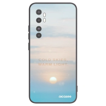 Picasee silikonowe czarne etui na Xiaomi Mi Note 10 Lite - COLD SKIES