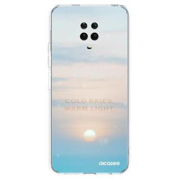 Picasee silikonowe przeźroczyste etui na Xiaomi Redmi Note 9S - COLD SKIES
