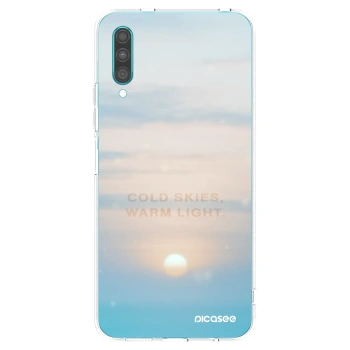Picasee silikonowe przeźroczyste etui na Samsung Galaxy A30s A307F - COLD SKIES