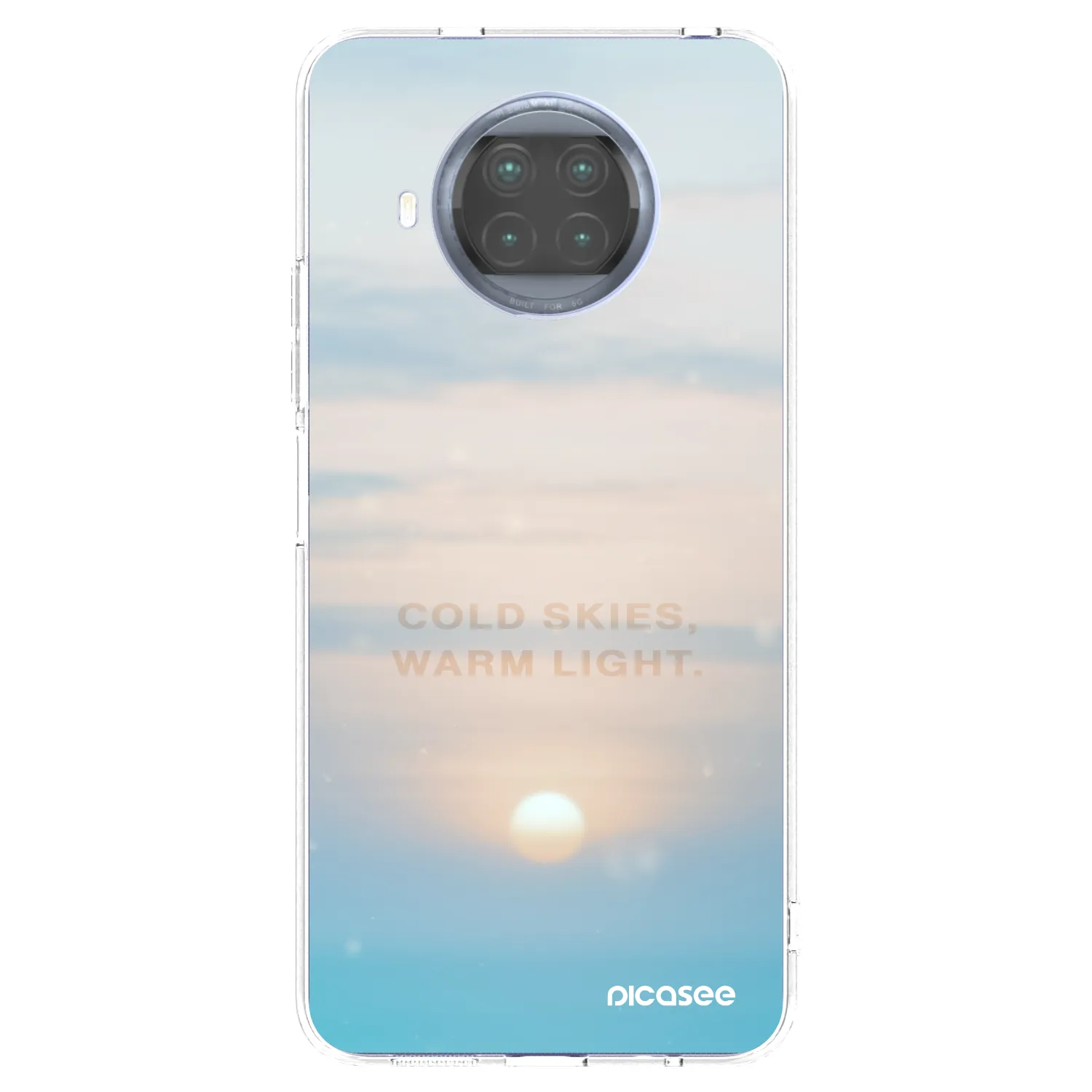 Picasee silikonowe przeźroczyste etui na Xiaomi Mi 10T Lite - COLD SKIES