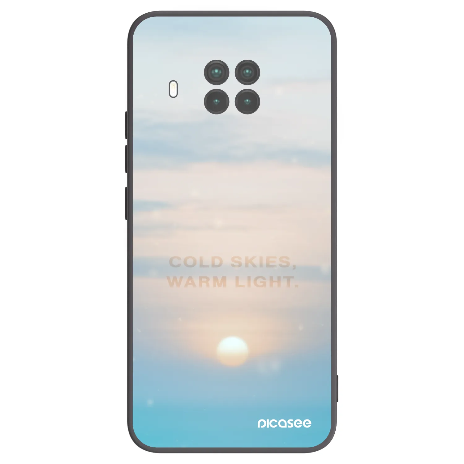 Picasee silikonowe czarne etui na Xiaomi Mi 10T Lite - COLD SKIES