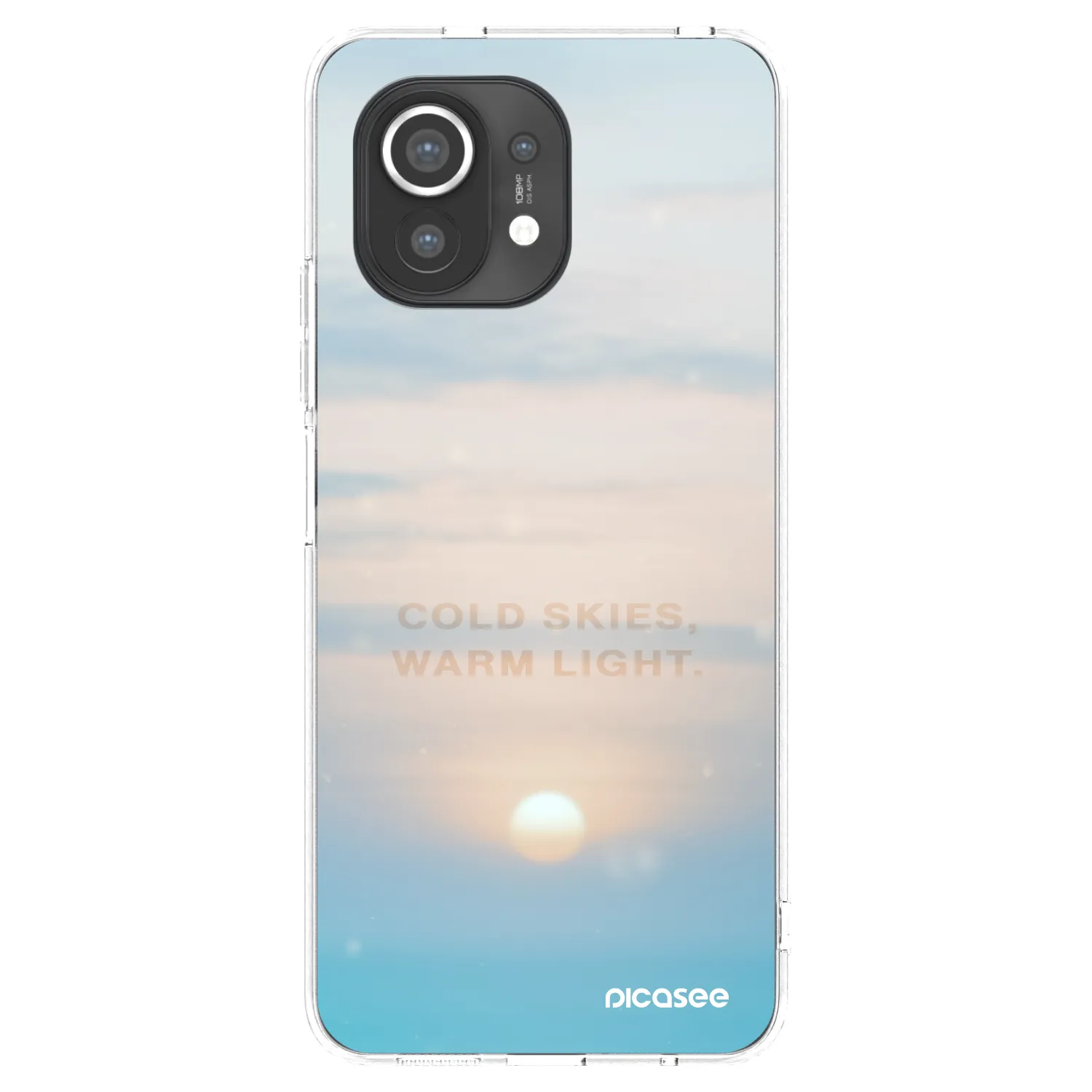 Picasee silikonowe przeźroczyste etui na Xiaomi Mi 11 - COLD SKIES