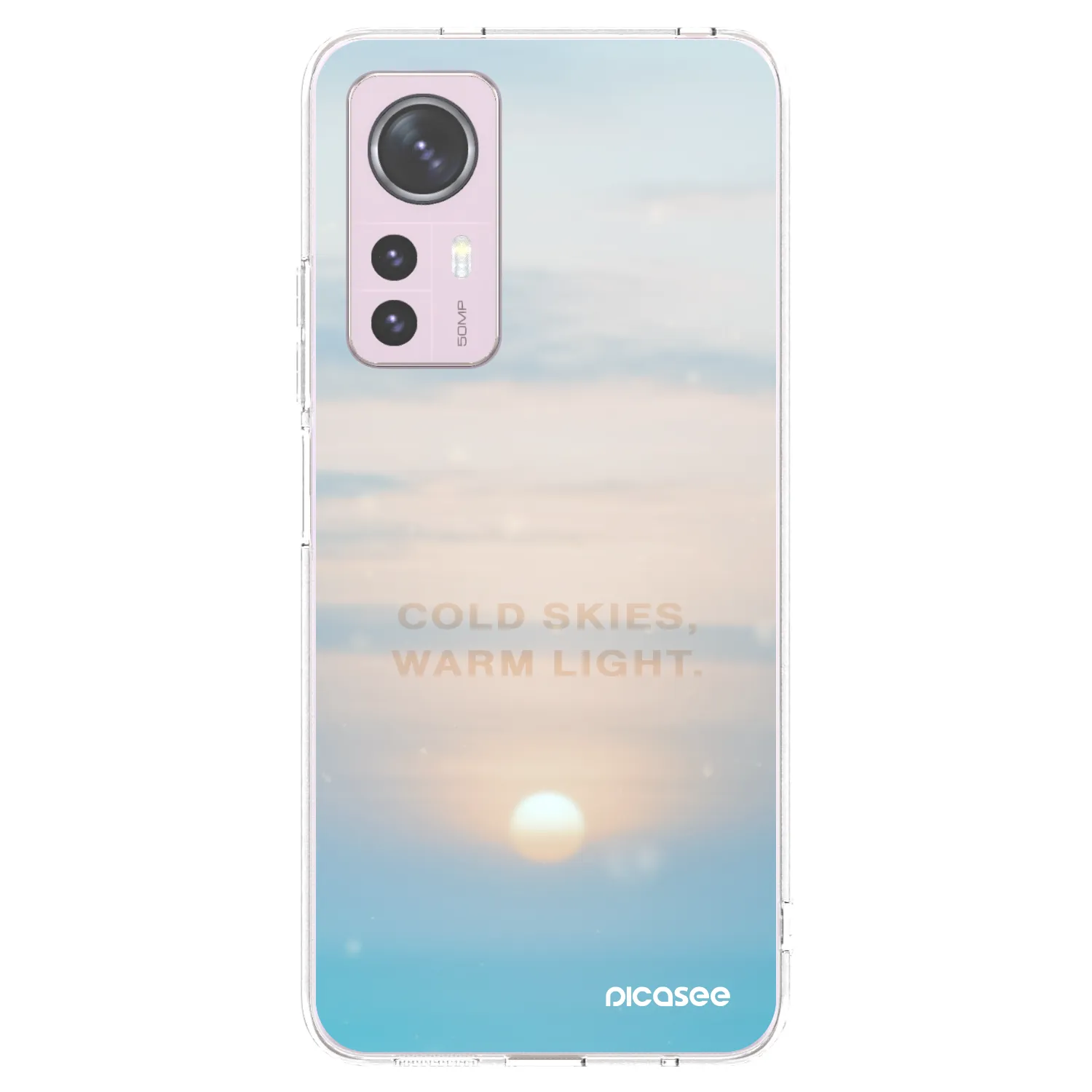 Picasee silikonowe przeźroczyste etui na Xiaomi 12 - COLD SKIES