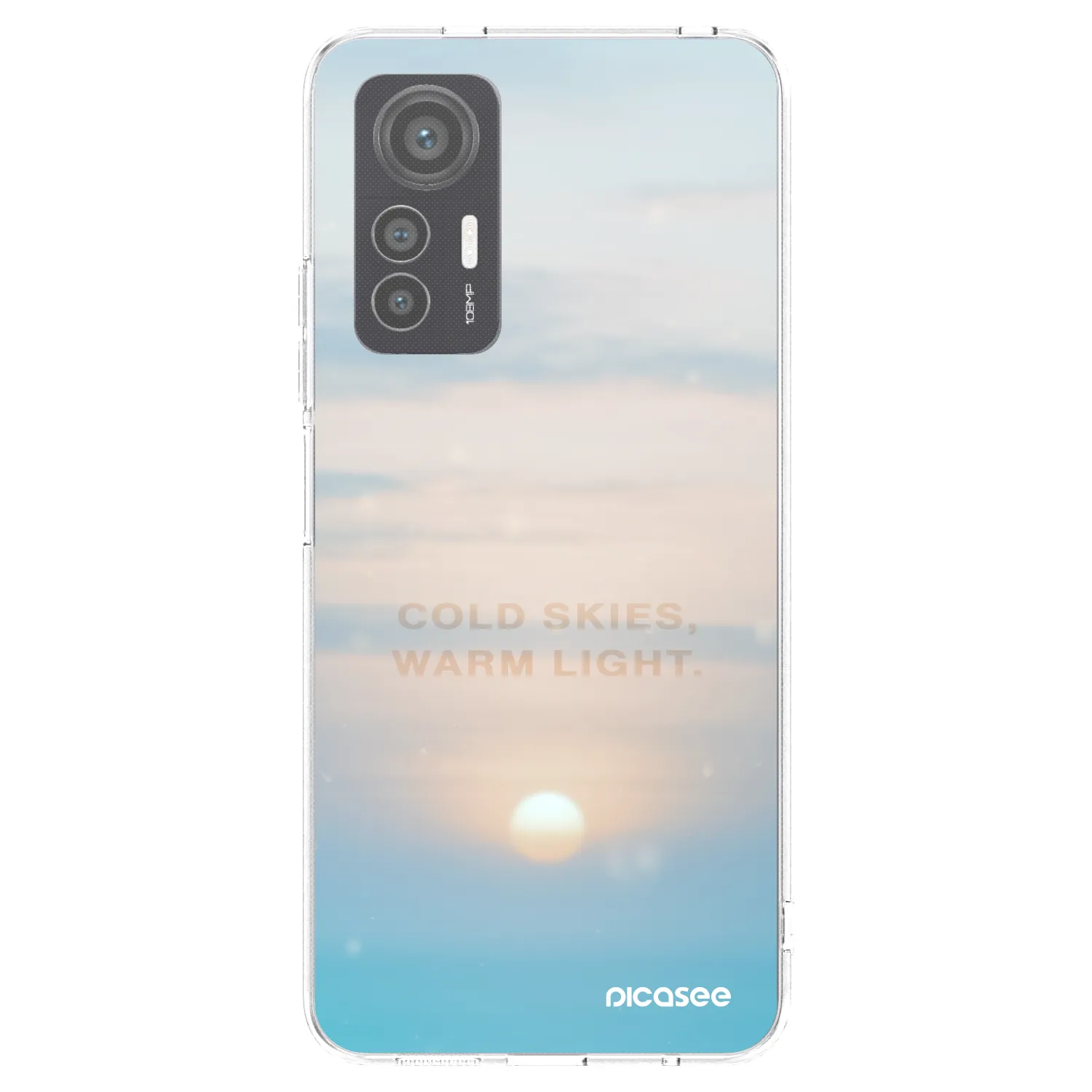 Picasee silikonowe przeźroczyste etui na Xiaomi 12 Lite - COLD SKIES