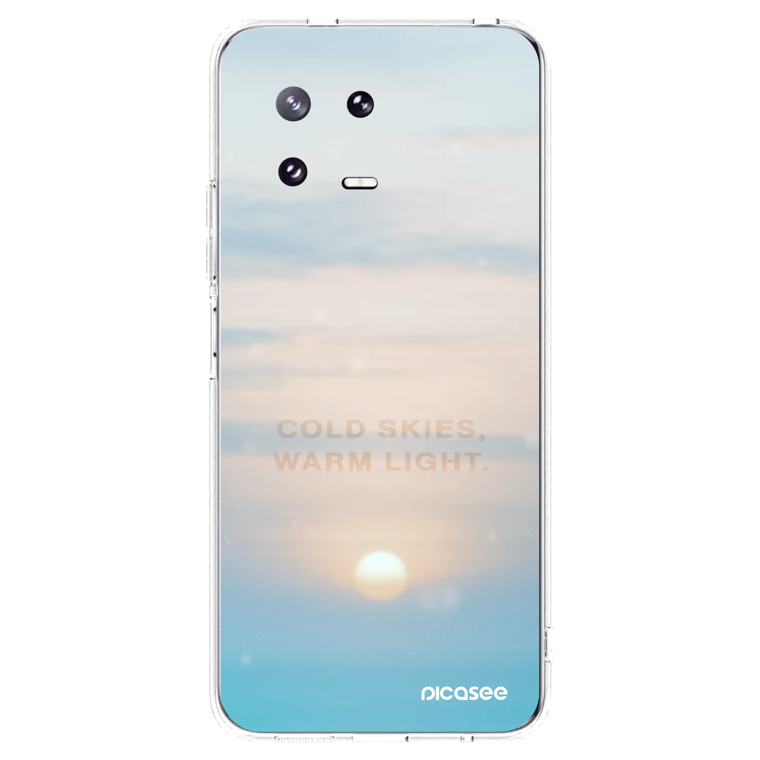 Picasee silikonowe przeźroczyste etui na Xiaomi 13 Pro - COLD SKIES