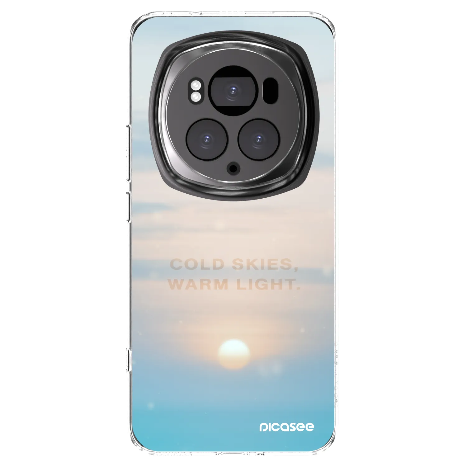 Picasee silikonowe przeźroczyste etui na Honor Magic6 Pro - COLD SKIES