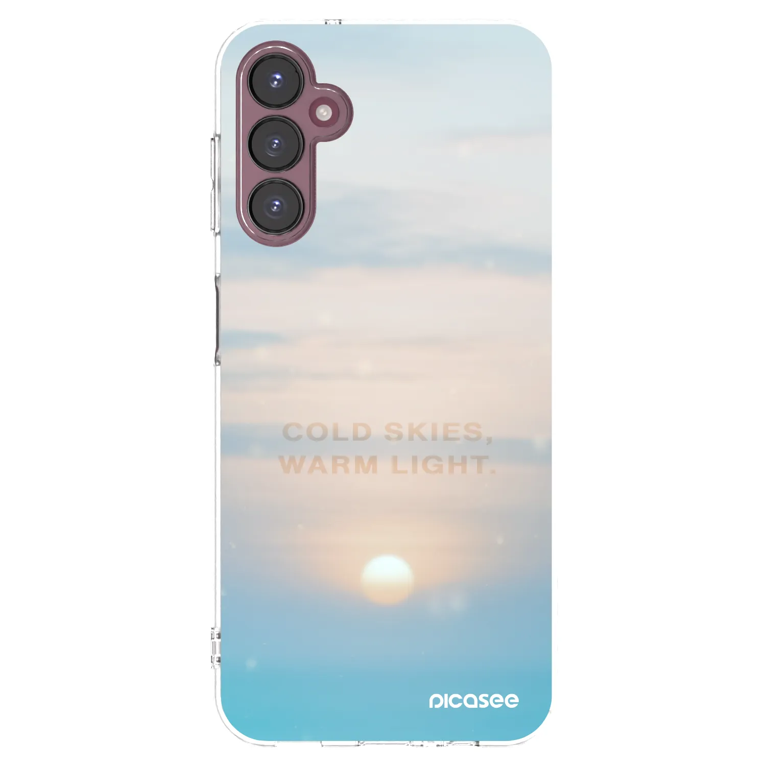 Picasee silikonowe przeźroczyste etui na Samsung Galaxy A05s A057G - COLD SKIES