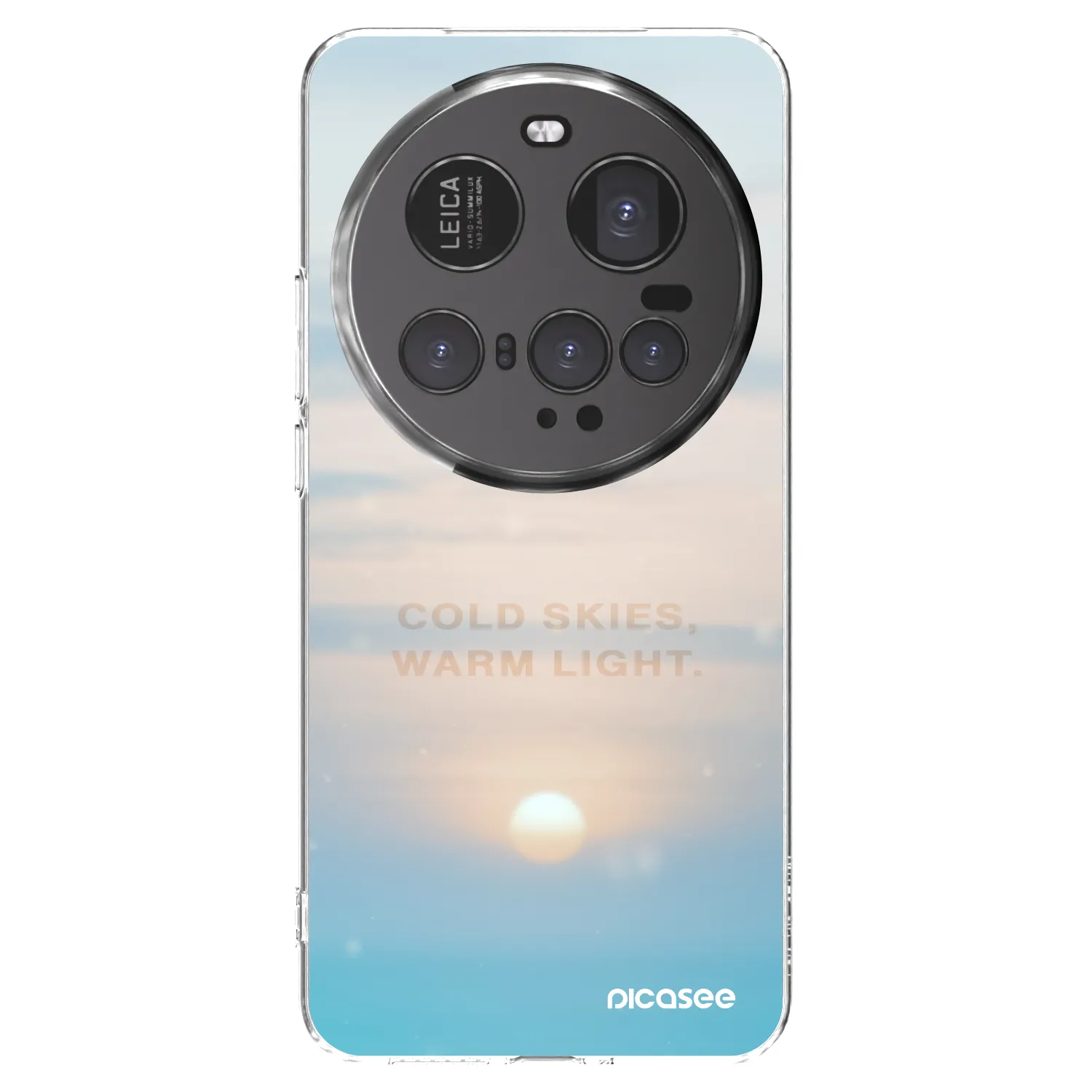 Picasee silikonowe przeźroczyste etui na Xiaomi 15 Ultra - COLD SKIES