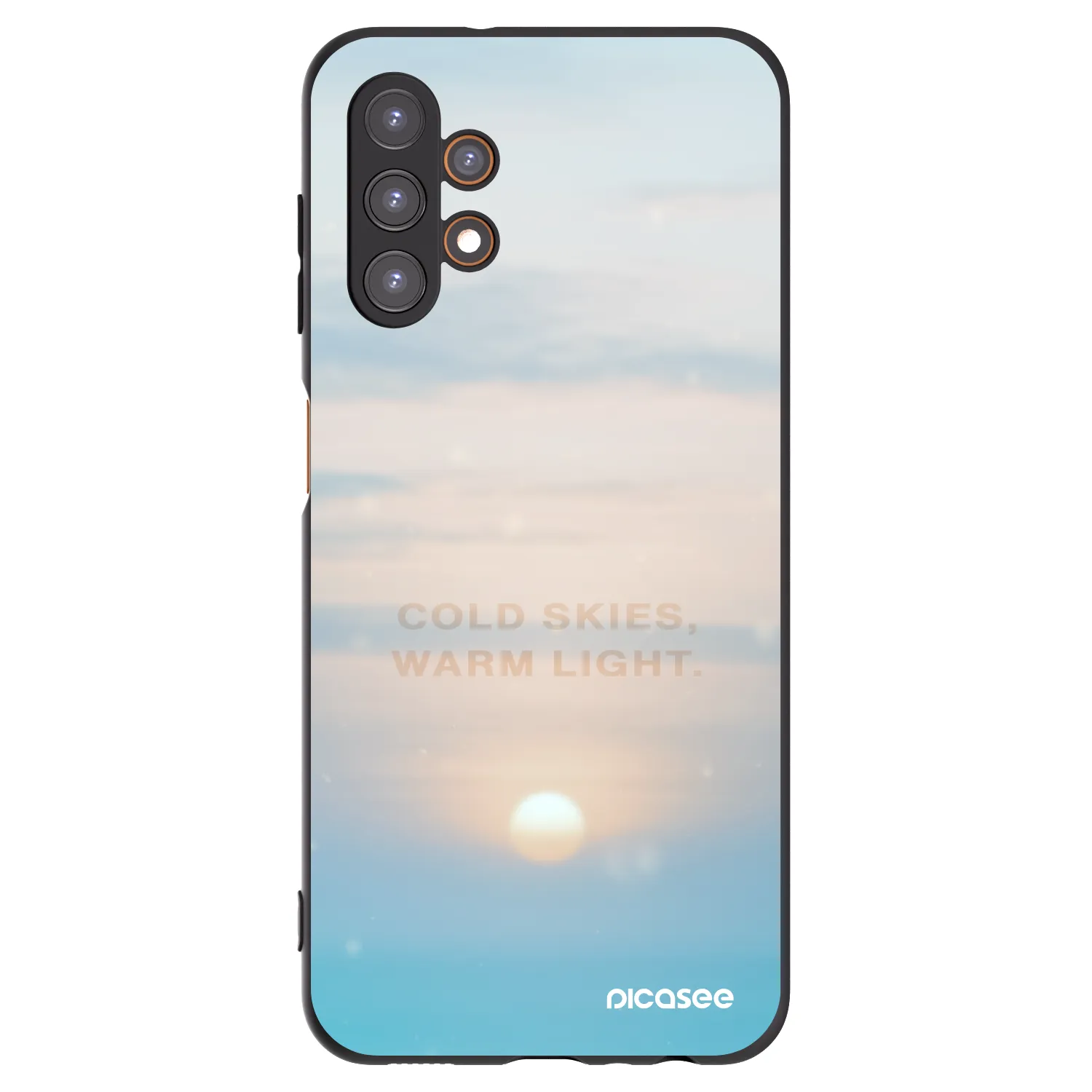 Picasee silikonowe czarne etui na Samsung Galaxy A13 5G - COLD SKIES