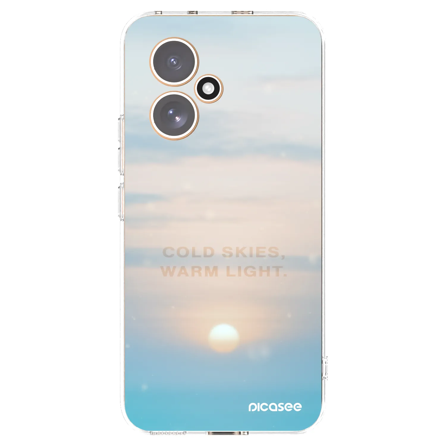 Picasee silikonowe przeźroczyste etui na Honor 400 5G - COLD SKIES