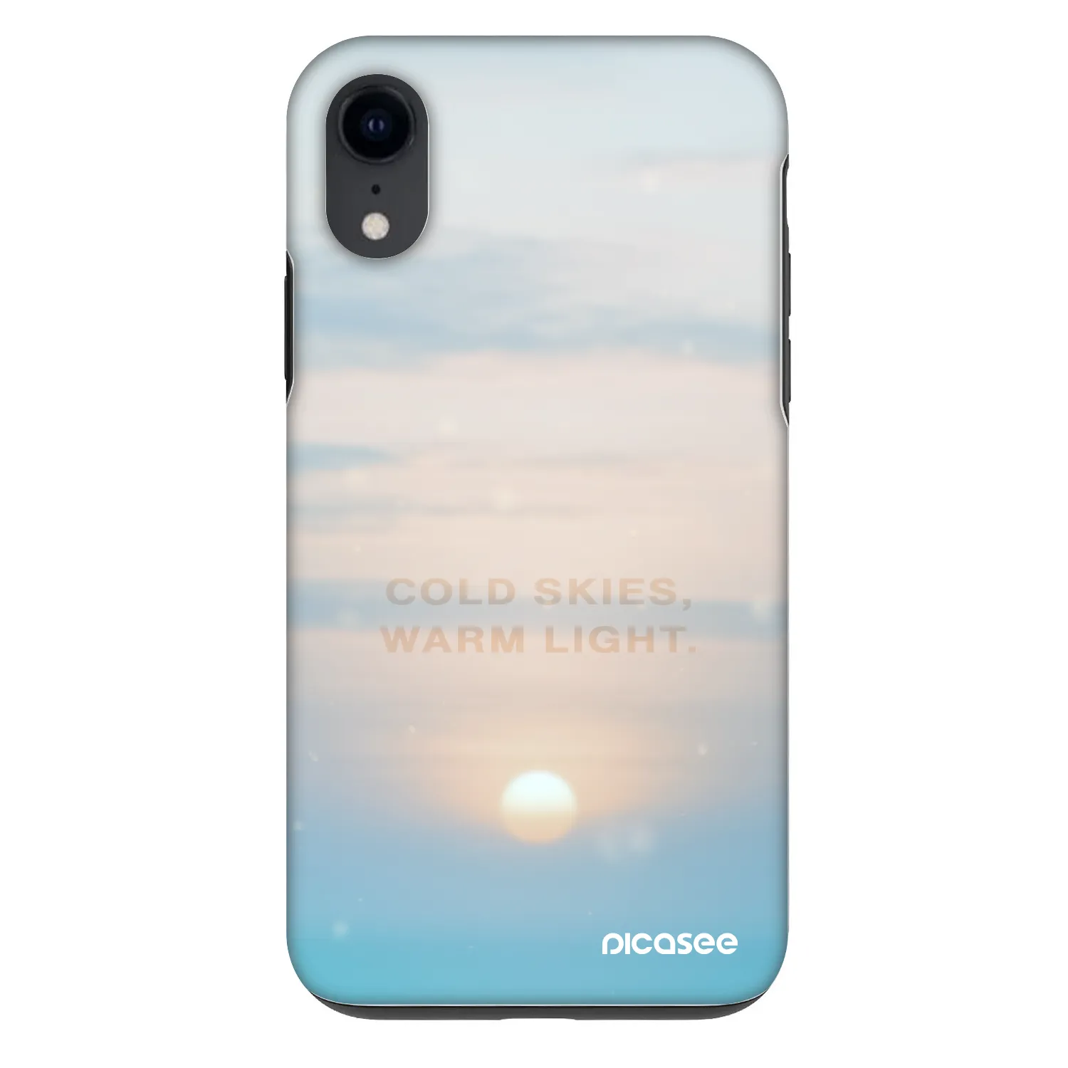Picasee Fashion Case na Apple iPhone XR - COLD SKIES