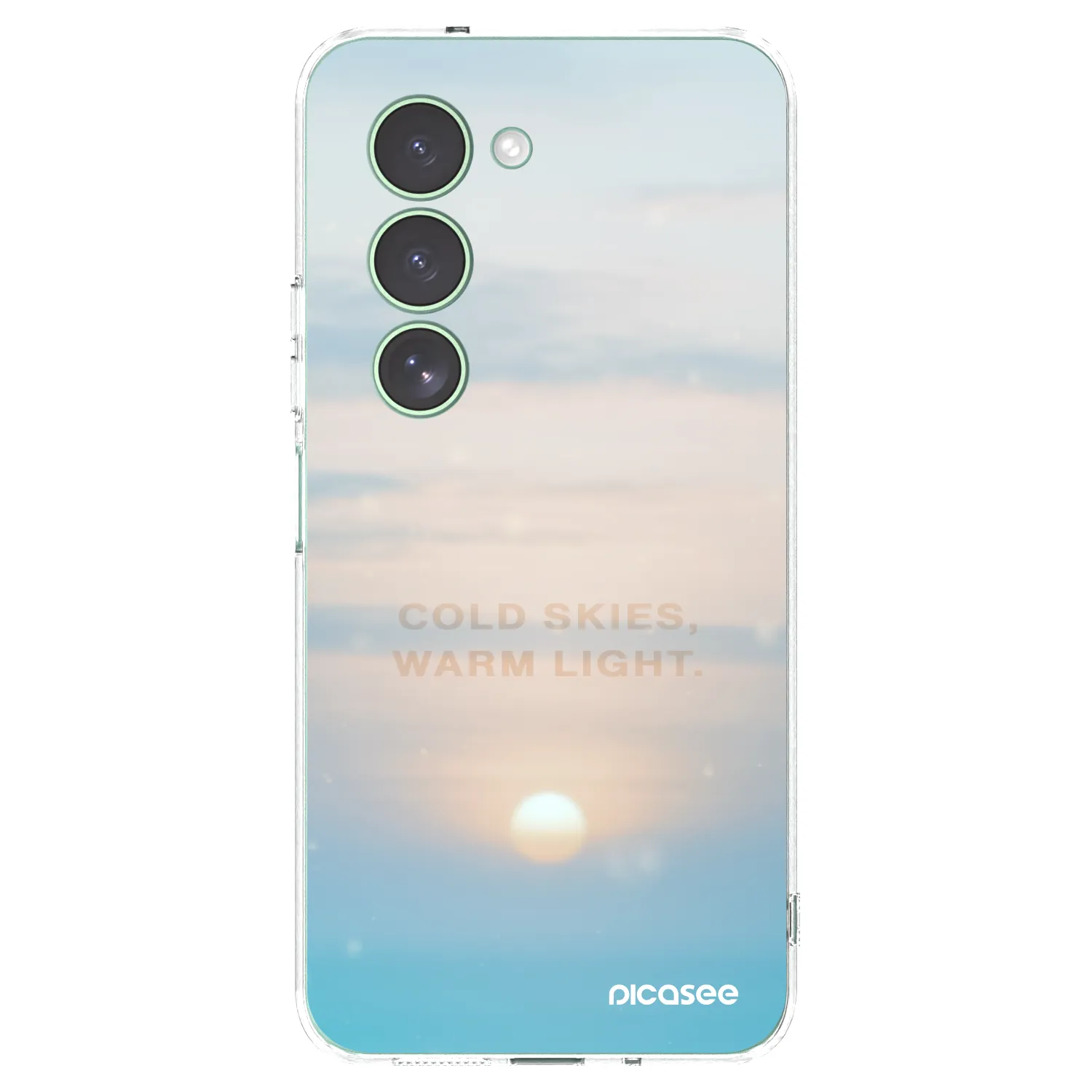 Picasee silikonowe przeźroczyste etui na Xiaomi Redmi 15 5G - COLD SKIES