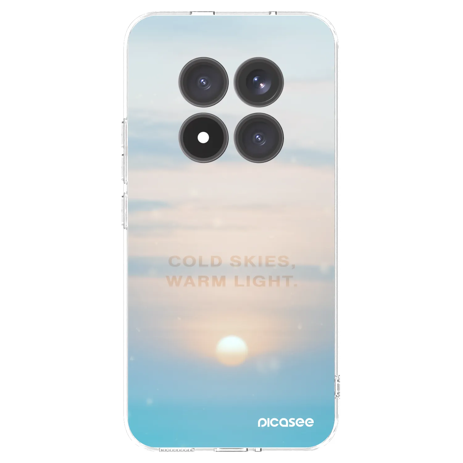 Picasee silikonowe przeźroczyste etui na Xiaomi Redmi Note 15 Pro+ - COLD SKIES