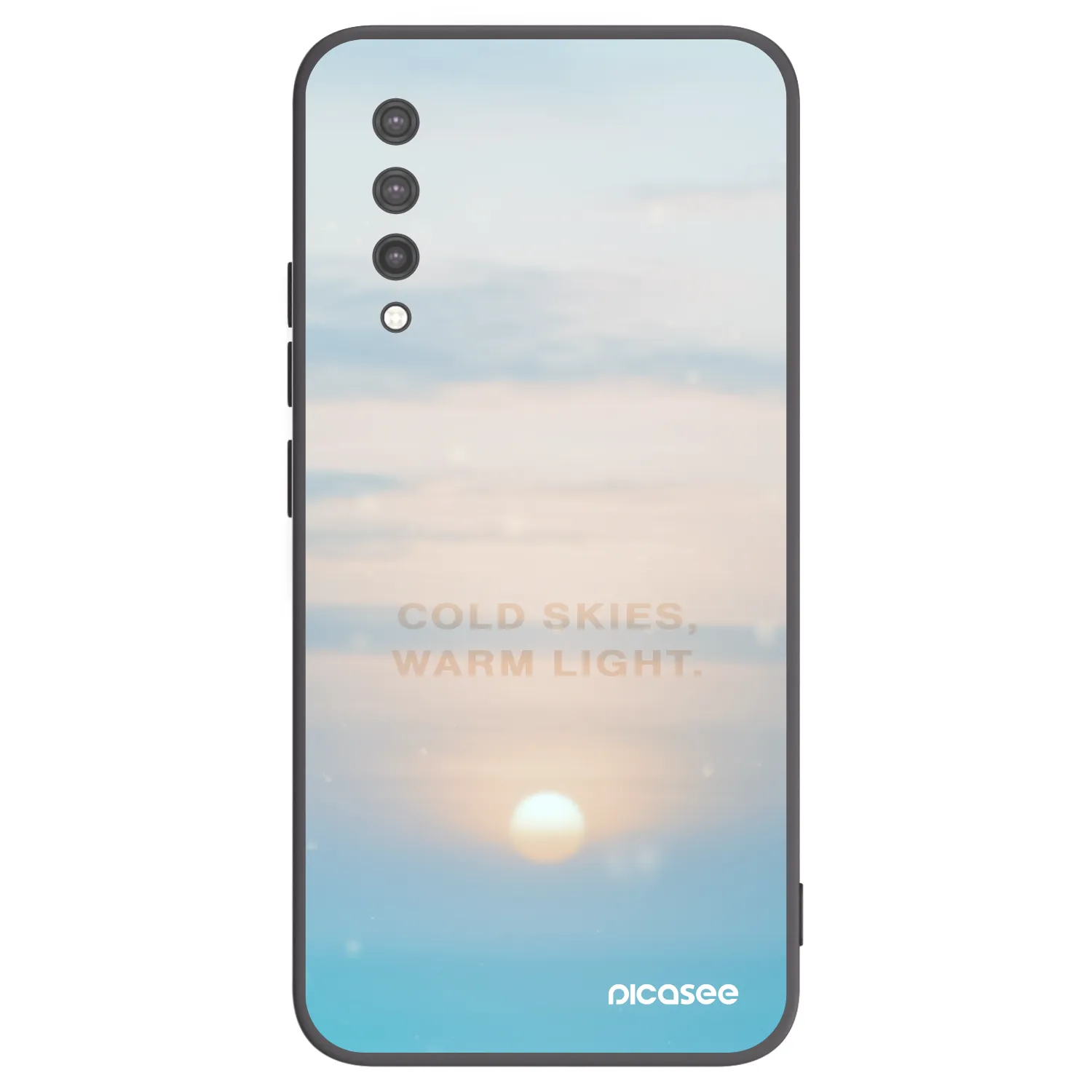 Picasee silikonowe czarne etui na Xiaomi Mi 9 Lite - COLD SKIES
