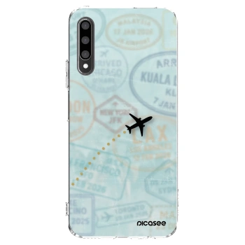 Picasee silikonowe przeźroczyste etui na Honor 9X Pro - FLIGHT PATH