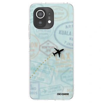 Picasee silikonowe przeźroczyste etui na Xiaomi Mi 11 - FLIGHT PATH